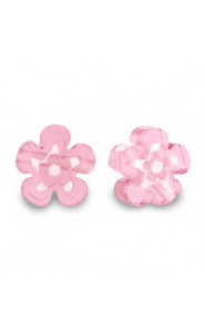 Millefiori beads flower 5-6x3mm - Pink